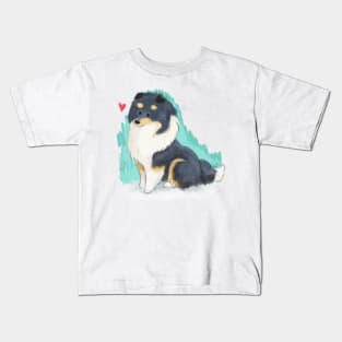 Tri Collie Kids T-Shirt